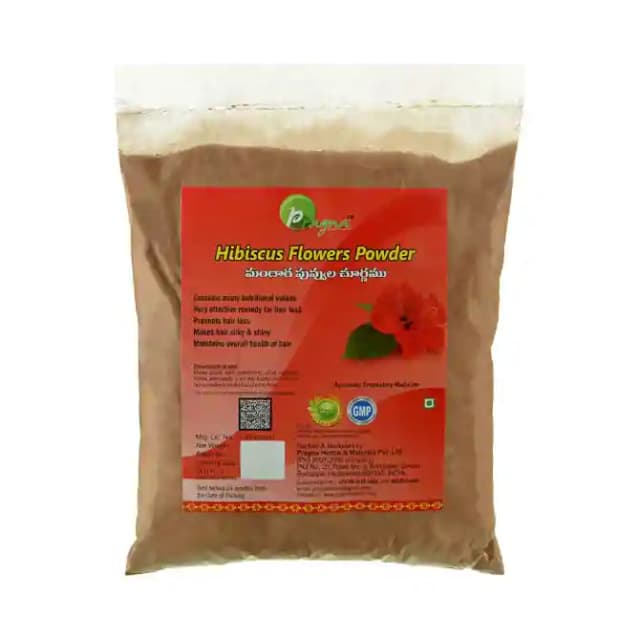 Pragna Hibiscus Flowers Powder (1 Packet Of 120 gm Powder)