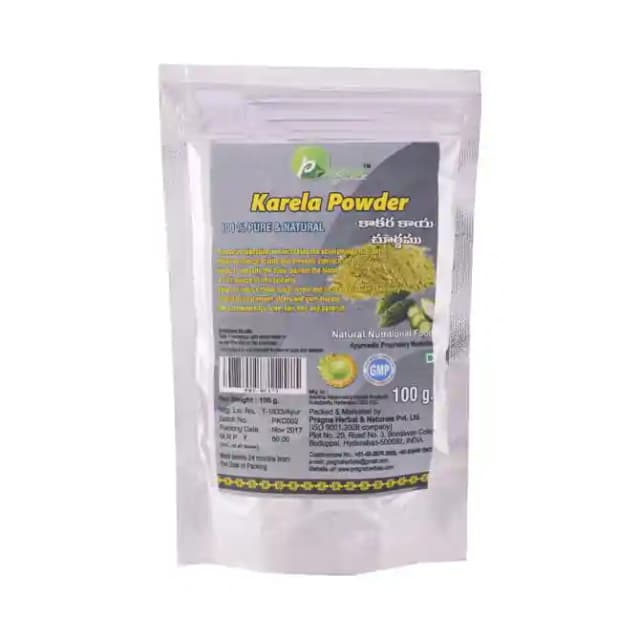 Pragna Karela Powder Pack of 2 (1 Packet Of 90 gm Powder)