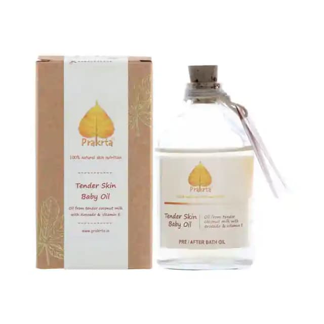 Prakrta Tender Skin Baby Oil (1 Bottle of 100 ml Oil)