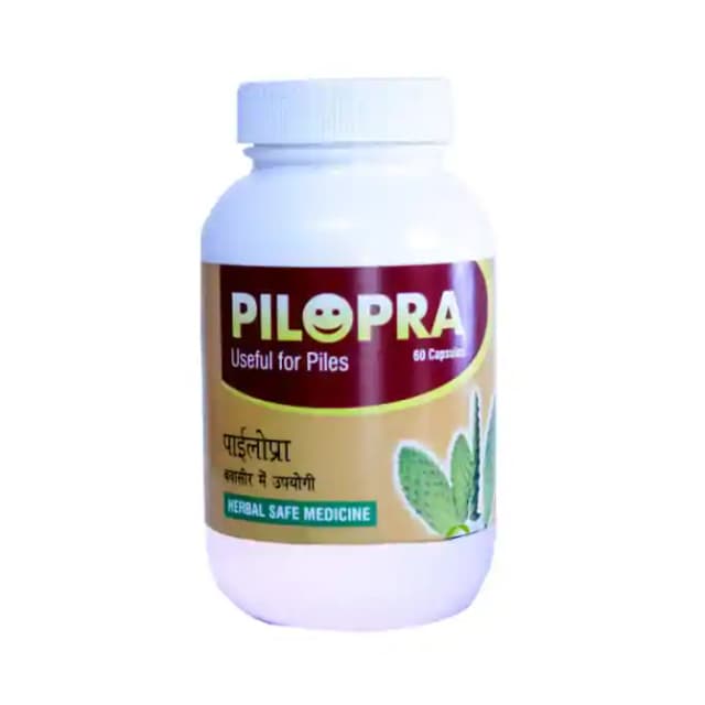 Prameya Herbals Pilopra (1 Bottle of 60 capsules)