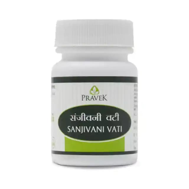 Pravek Sanjivani Vati 125mg (1 Bottle of 40 tablets)