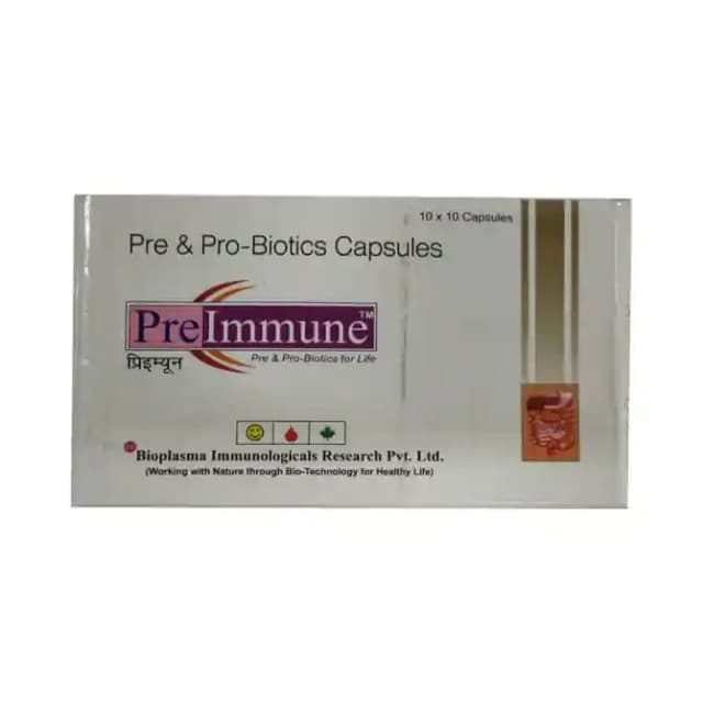 Preimmune (1 Strip Of 10 capsules)