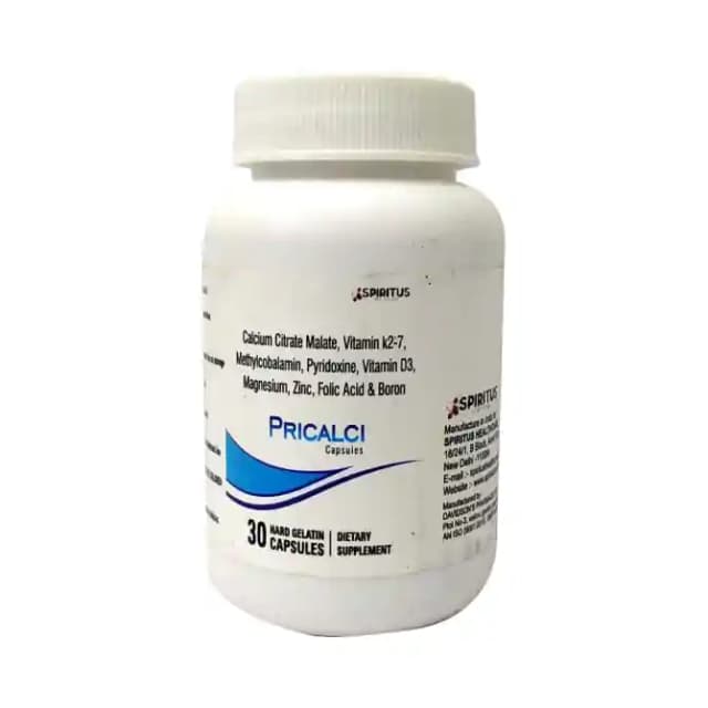 Pricalci (1 Bottle of 30 capsules)