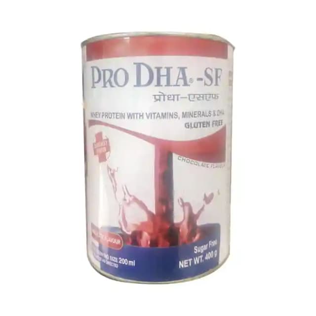 Pro Dha Powder Chocolate Sugar Free (1 Tinof400 gm Powder)