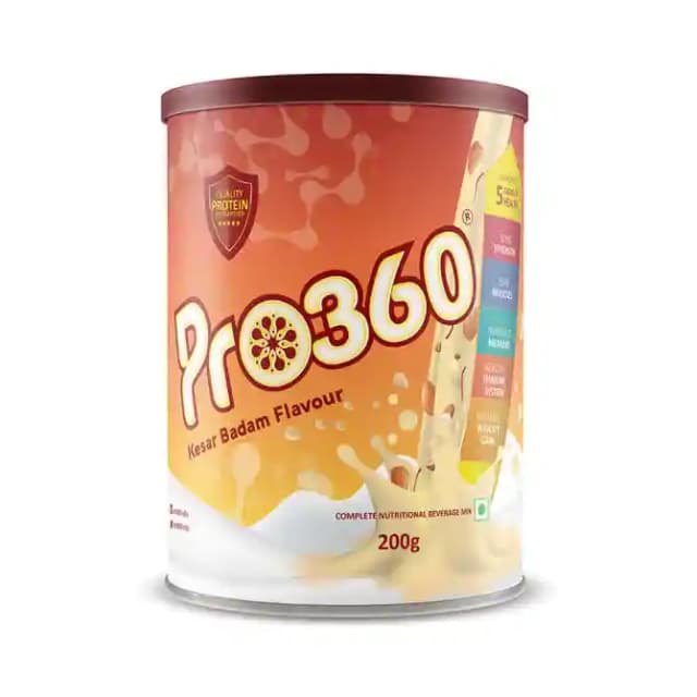 Pro360Kesar Badam (1 tin of 200 gm Powder)