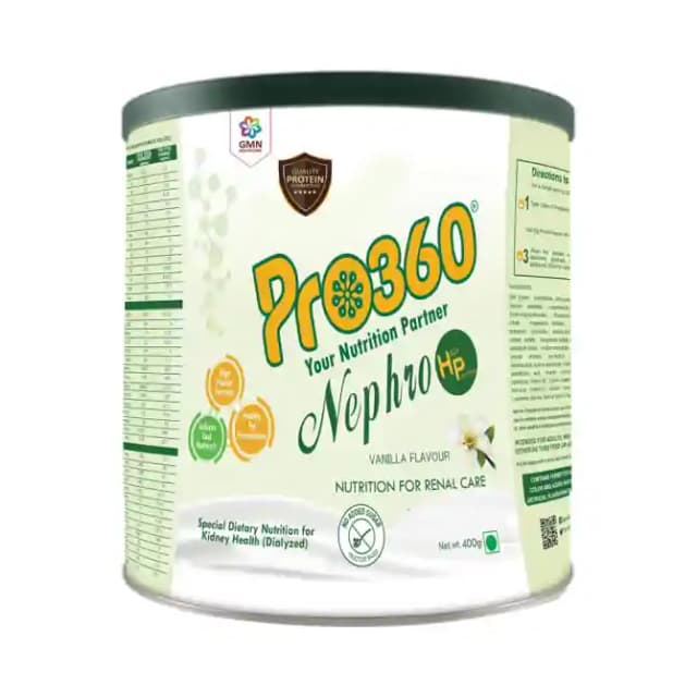 Pro360 Nephro High Protein Vanilla (1 Tinof400 gm Powder)
