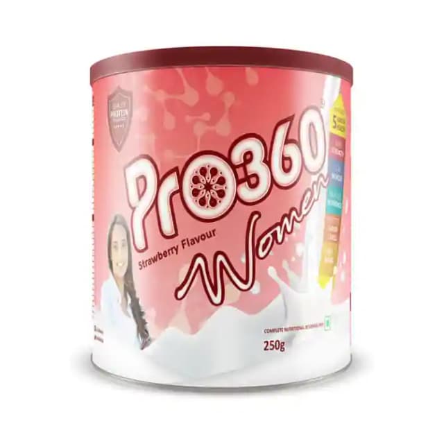 Pro360 Women Strawberry (1 Tinof250 gm Powder)