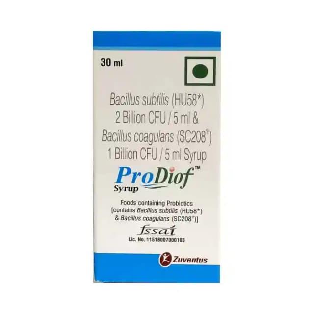 Prodiof Syrup (1 Bottle of 30 ml Syrup)
