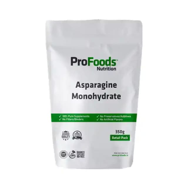 ProFoods Asparagine Monohydrate (1 Packet Of 350 gm Powder)