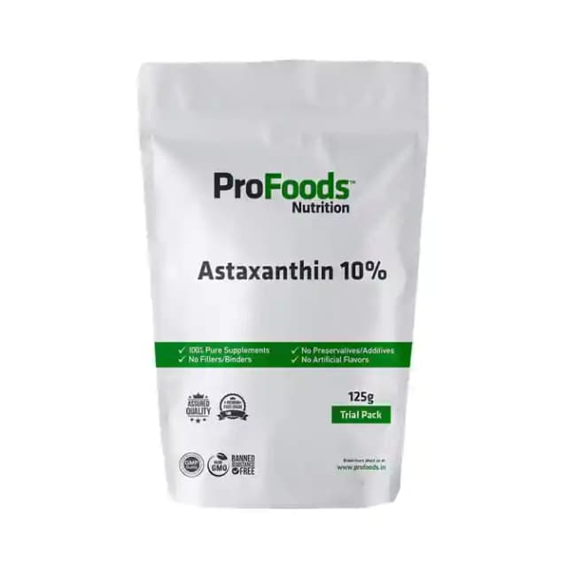 ProFoods Astaxanthin 10% (1 Packet Of 125 gm Powder)