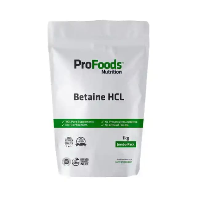 ProFoods Betaine HCL (1 Packet Of 1 kg Powder)