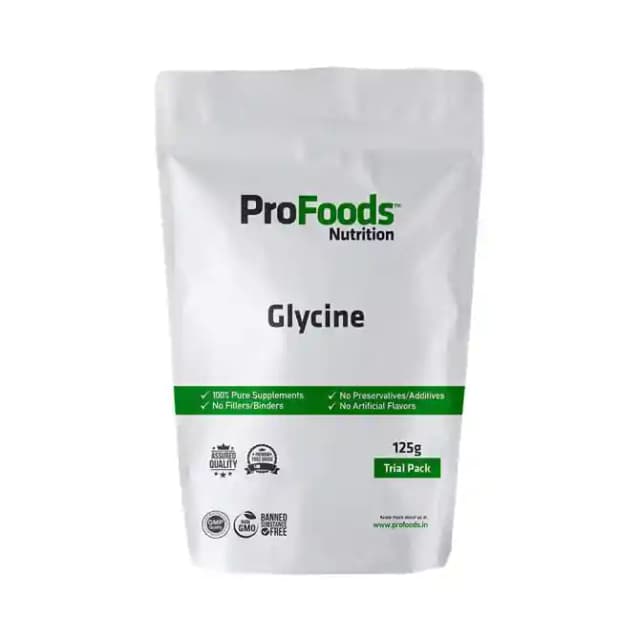 ProFoods Glycine (1 Packet Of 125 gm Powder)
