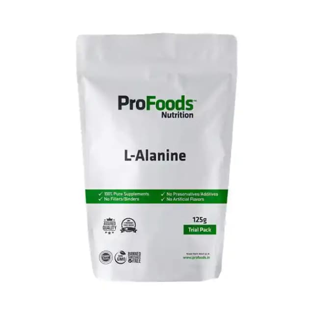 ProFoods L Alanine (1 Packet Of 125 gm Powder)