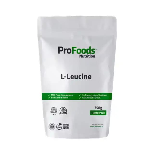 ProFoods L Leucine Powder (1 Packet Of 350 gm Powder)