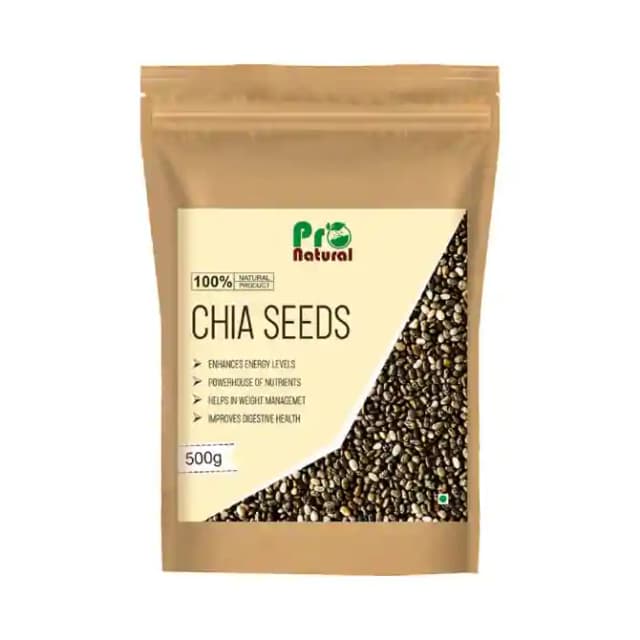 Pronatural Chia Seeds (1 Packet Of 500 gm Seeds)