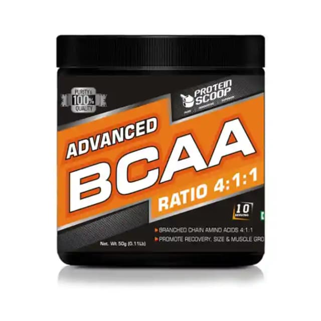 Protein Scoop Advanced BCAA 4:1:1 (1 Jar Of 50 gm Powder)