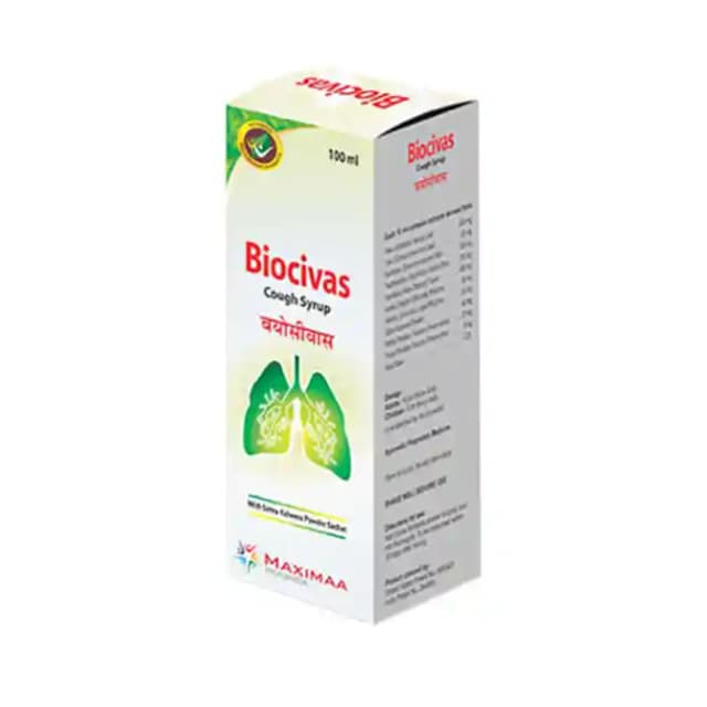 Proyurveda Biocivas Cough Syrup (1 Bottle of 100 ml Syrup)