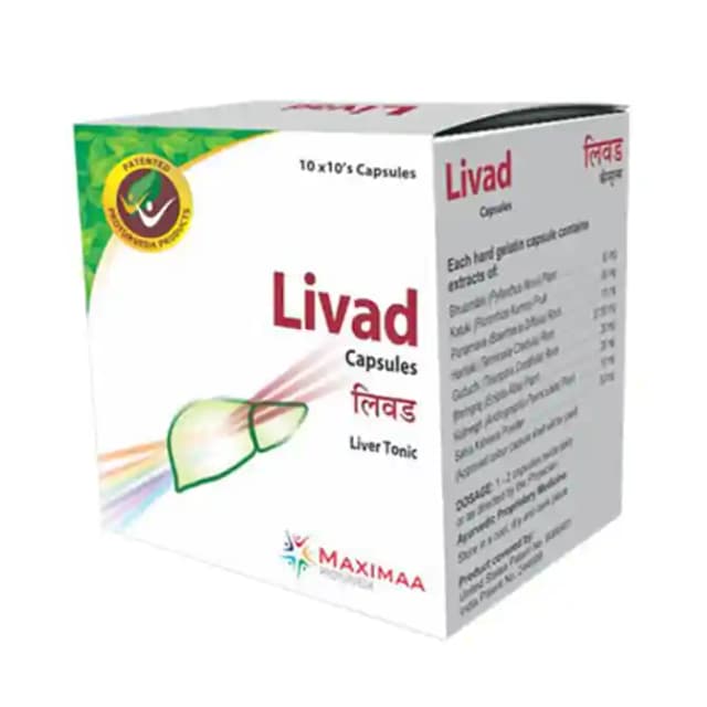 Proyurveda Livad Liver (1 Box Of 100 capsules)