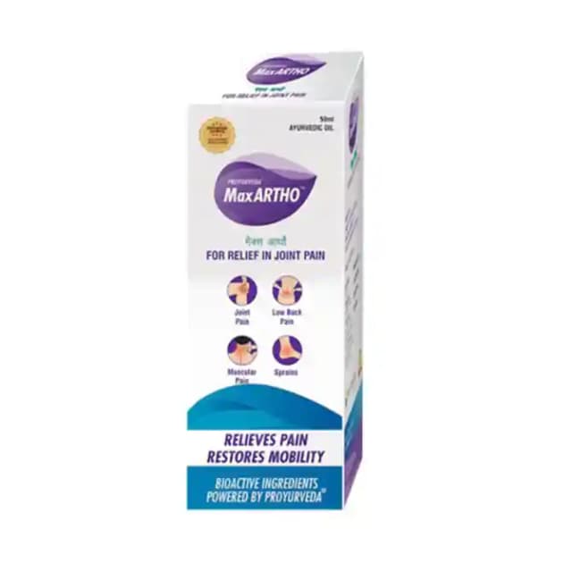 Proyurveda Maxartho Knee Pain Oil (1 Bottle of 50 ml Oil)