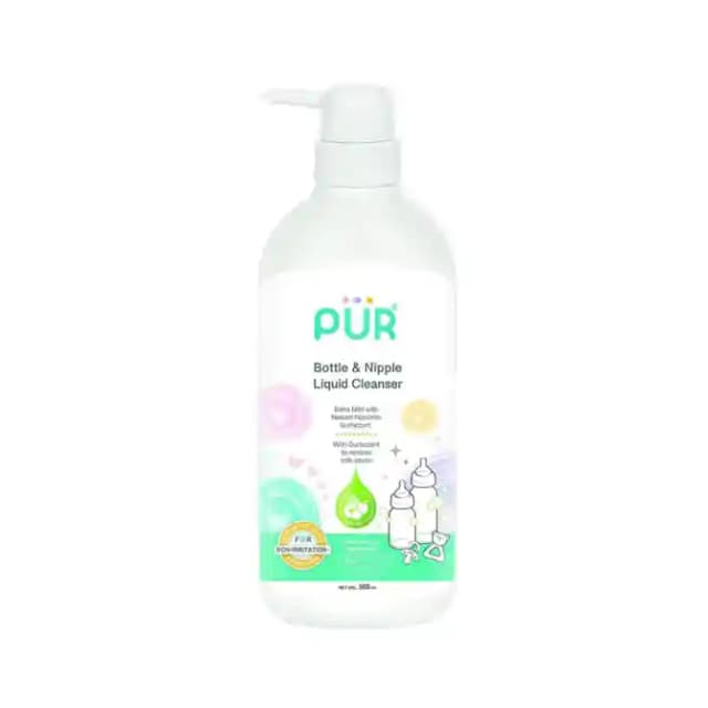 Pur Bottle & Nipple Liquid Cleanser (1 Pump Bottle of 500 ml Cleanser)
