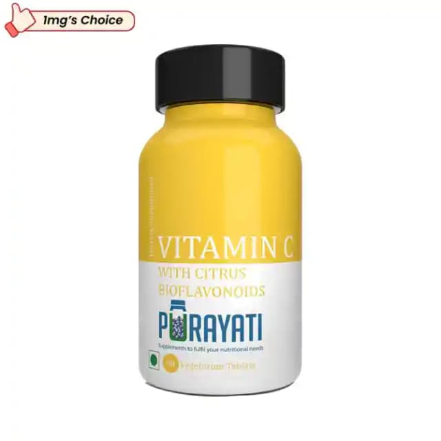 Purayati Vitamin C Vegetarian (1 Bottle of 90 tablets)