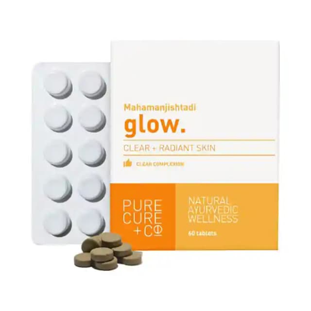 Pure Cure Mahamanjishtadi Glow (1 Box Of 60 tablets)