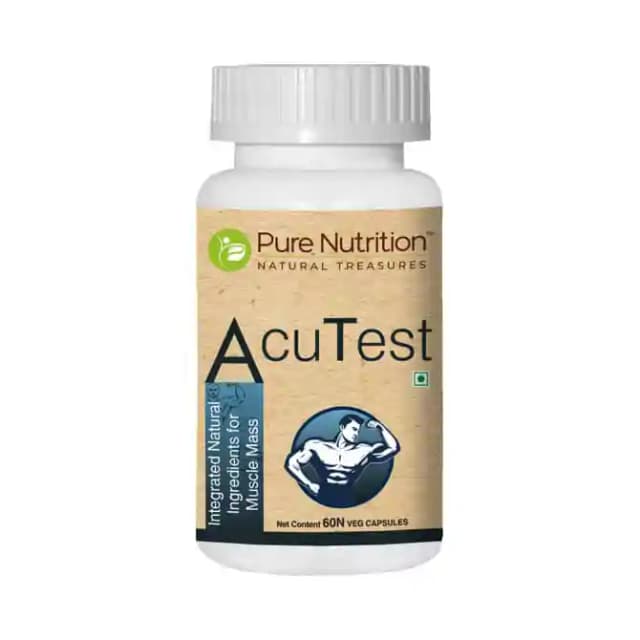 Pure Nutrition Acu Test Veg (1 Bottle of 60 vegicaps)