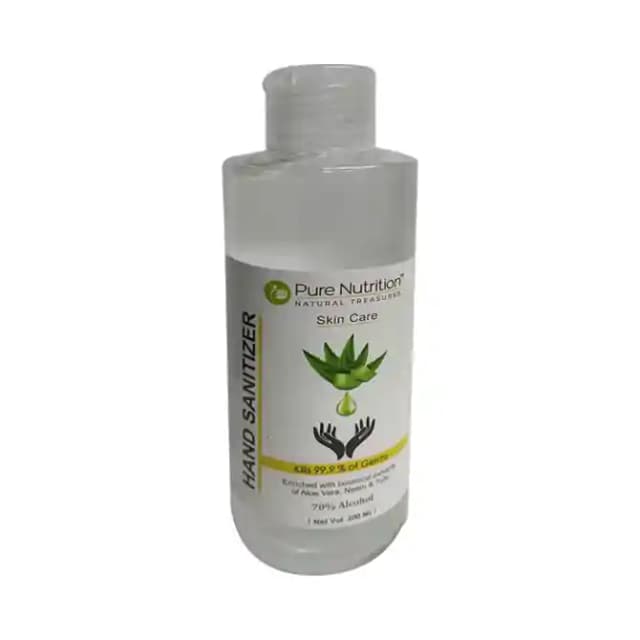 Pure Nutrition Hand Sanitizer (1 Bottle of 200 ml Sanitizer)