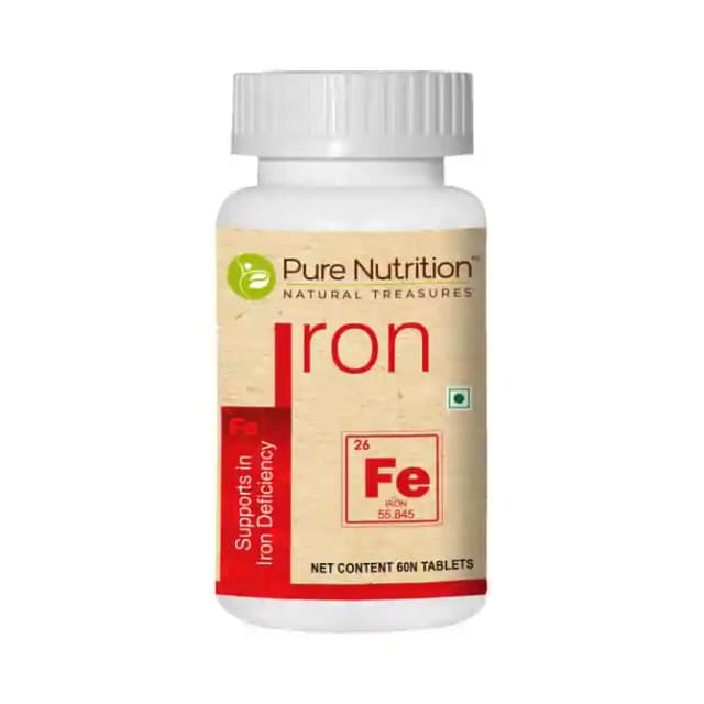 Pure Nutrition Iron (1 Bottle of 60 tablets)