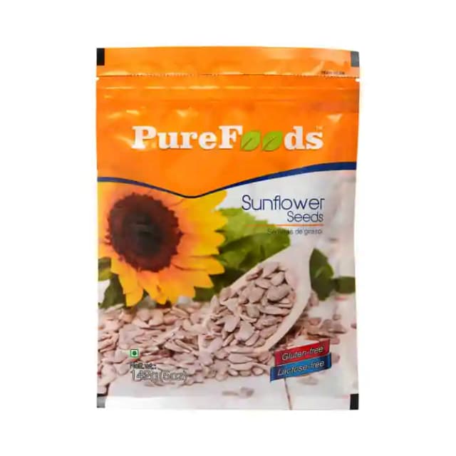 PureFoods Sunflower Seeds (1 Packet Of 142 gm Seeds)