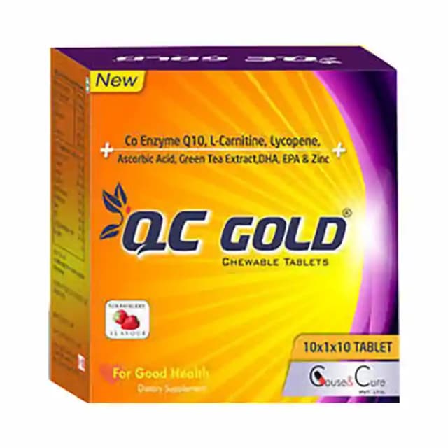 Qc Gold (1 Strip Of 10 Chewable Tablets)