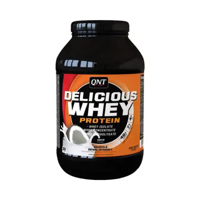 QNT Delicious Whey Protein Coco (1 Jar Of 908 gm Powder)