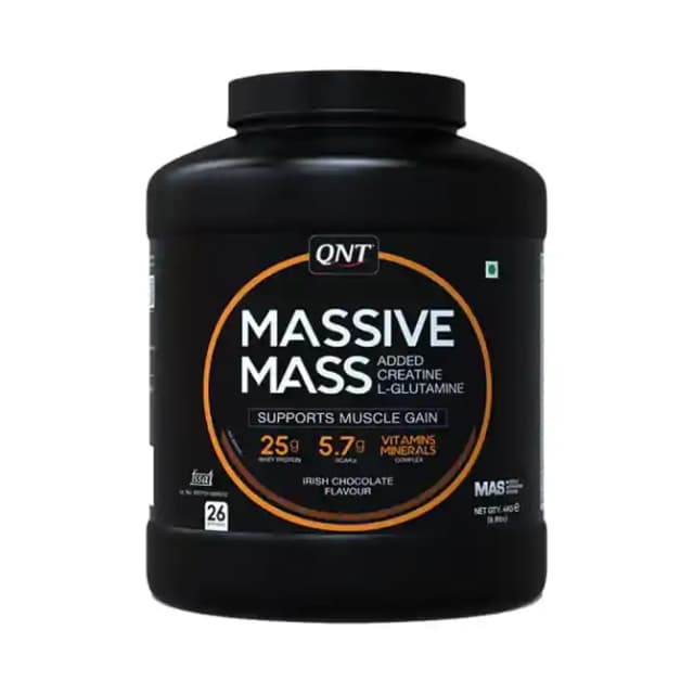 QNT Massive Mass Irish Chocolate (1 Jar Of 4 kg Powder)
