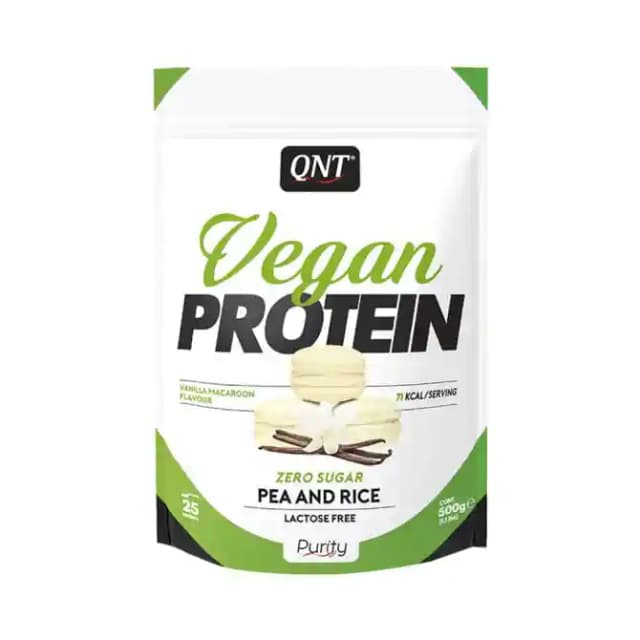 QNT Vegan Protein Powder (1 Jar Of 500 gm Powder)