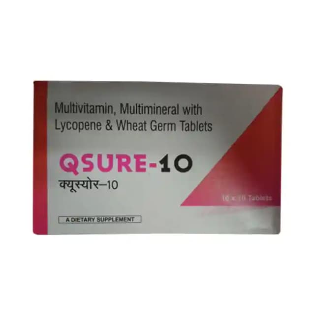 Qsure 10 (1 Strip Of 10 tablets)