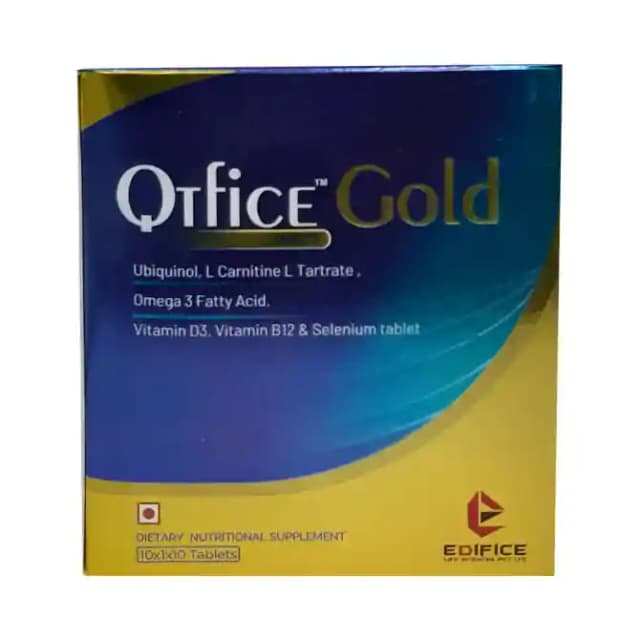 Qtfice Gold (1 Strip Of 10 tablets)