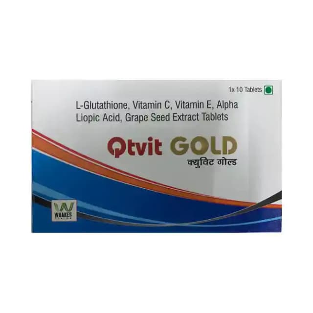 Qtvit Gold (1 Strip Of 10 tablets)