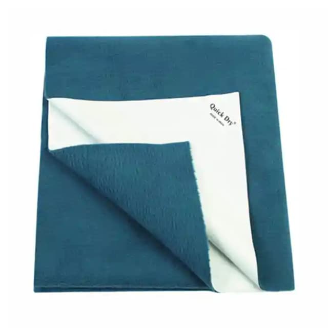 Quick Dry Piped Baby Bed Protector Small (1 Packet Of 1 Sheet)