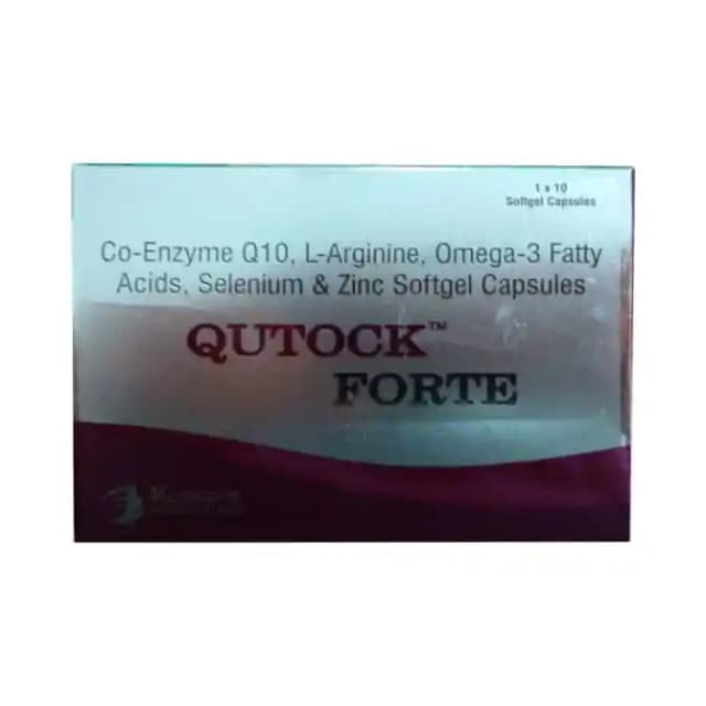 Qutock Forte (1 Strip Of 10 capsules)