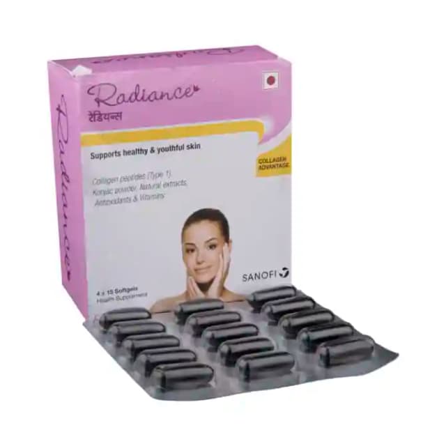 Radiance Softgels (1 Strip Of 15 soft gelatin capsules)