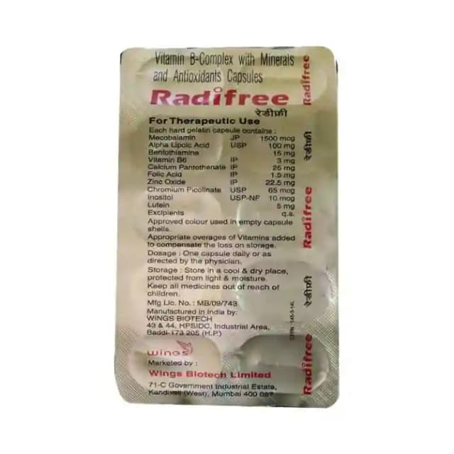 Radifree (1 Strip Of 10 capsules)