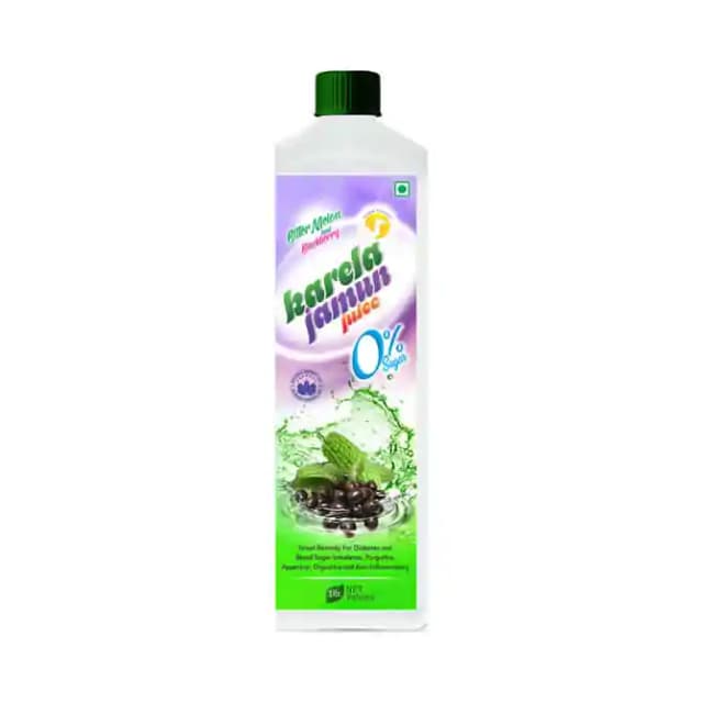 Rangelo Rajasthan Karela Jamun Juice (1 Bottle of 1 Ltr Juice)