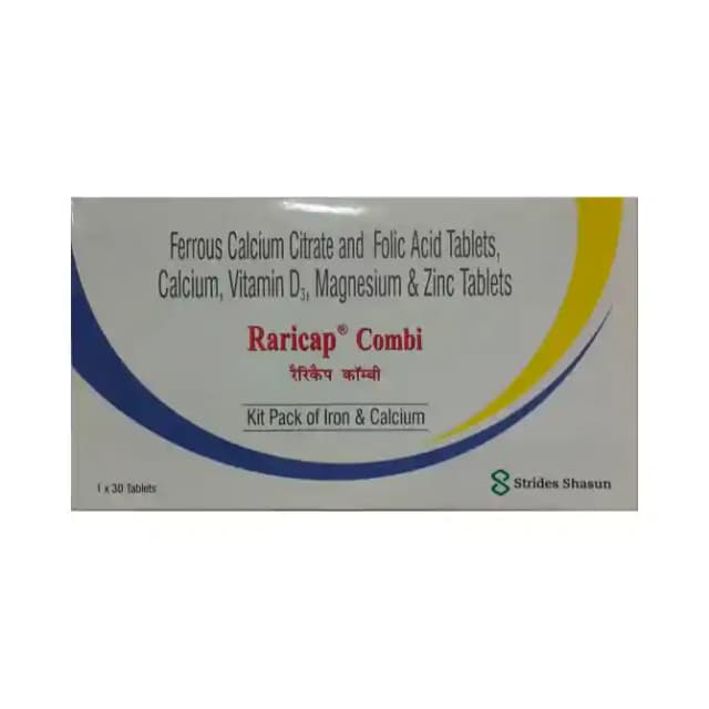Raricap Combi (1 Strip Of 30 tablets)