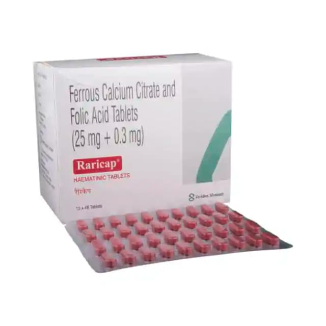 Raricap (40 tablets in 1 strip)