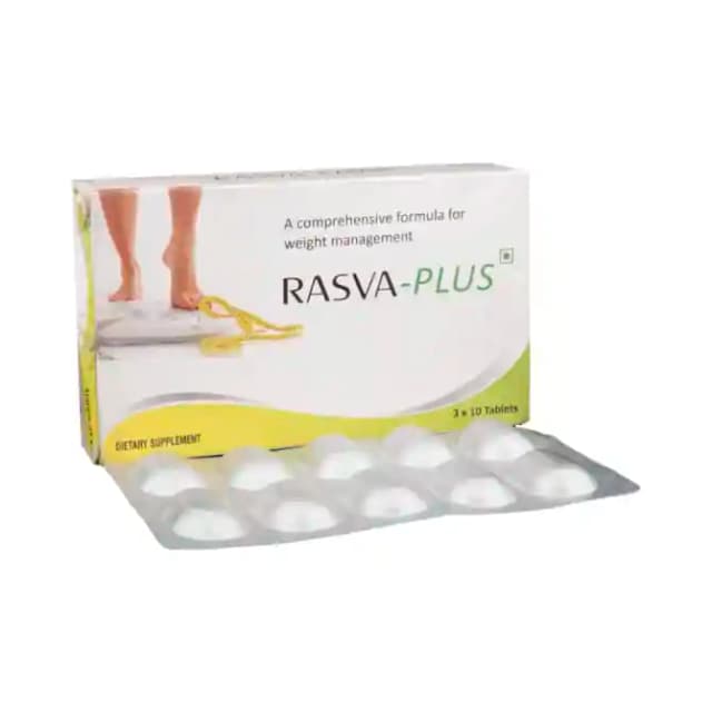 Rasva Plus (1 Strip Of 10 tablets)