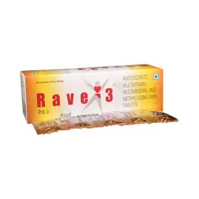 Rave 3 (1 Strip Of 10 tablets)