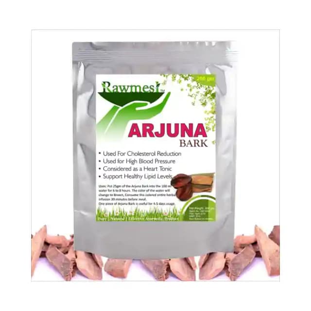 Rawmest Arjuna Bark (1 Packet Of 200 gm Wood Bark)