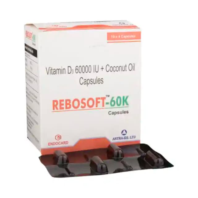 Rebosoft 60K (1 Strip Of 4 capsules)