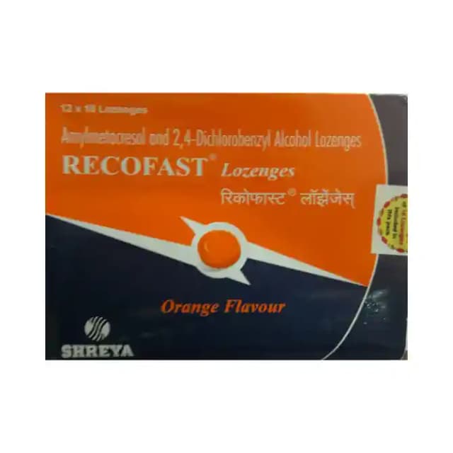 Recofast Lozenges Orange (1 Strip Of 10 lozenges)
