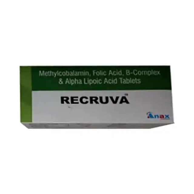 Recruva (1 Strip Of 10 tablets)